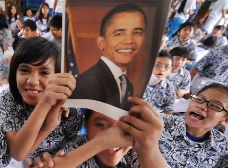 Photo Obama © Bay Ismoyo / AFP